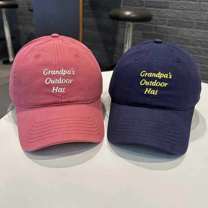 Unisex Adjustable Embroidered Outdoor Cap Bowlift