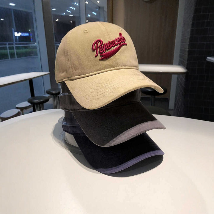 Unisex Adjustable Embroidered Cap Bowlift