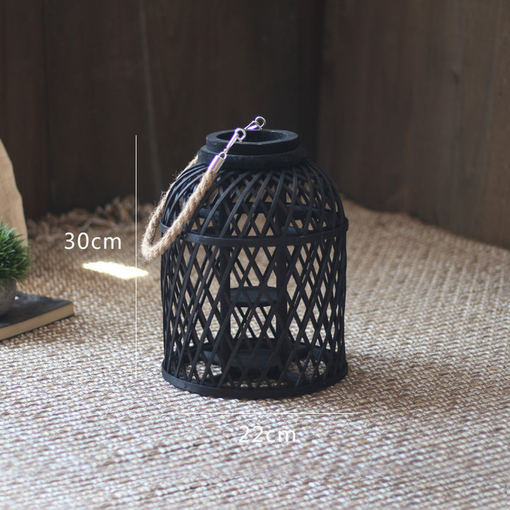Handcrafted Rattan Lamp Bowlift