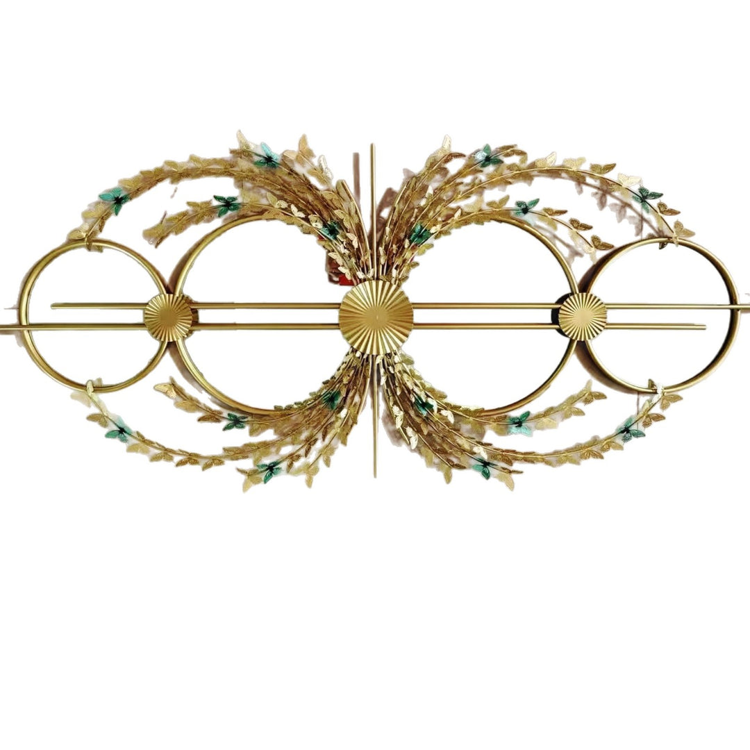 Decorative Wall Mirror with Floral Design Bowlift