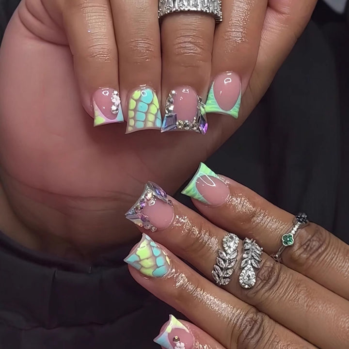 Decorative Gel Nail Enhancements Bowlift