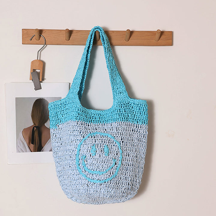 Hand-knotted shopping bag with casual design Bowlift