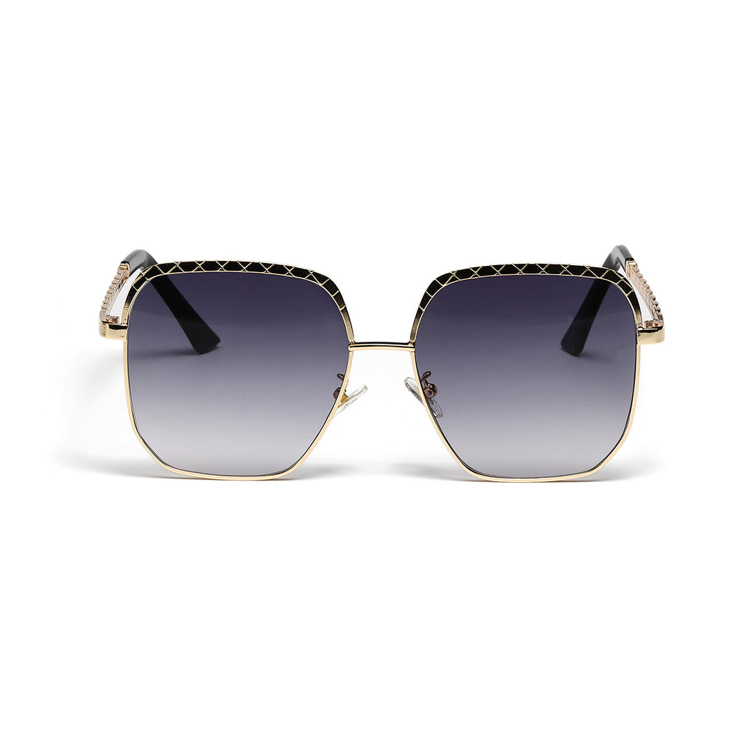 Women's fashionable oversized sunglasses in geometric design Bowlift