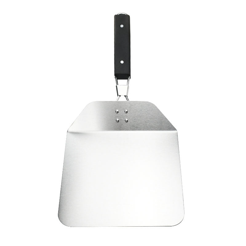 heavy-duty square-edge stainless steel pizza shovel with folding riveted handle Bowlift