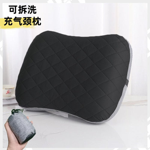 Ergonomic Memory Foam Lumbar Support Pillow with Quilted Breathable Cover Bowlift
