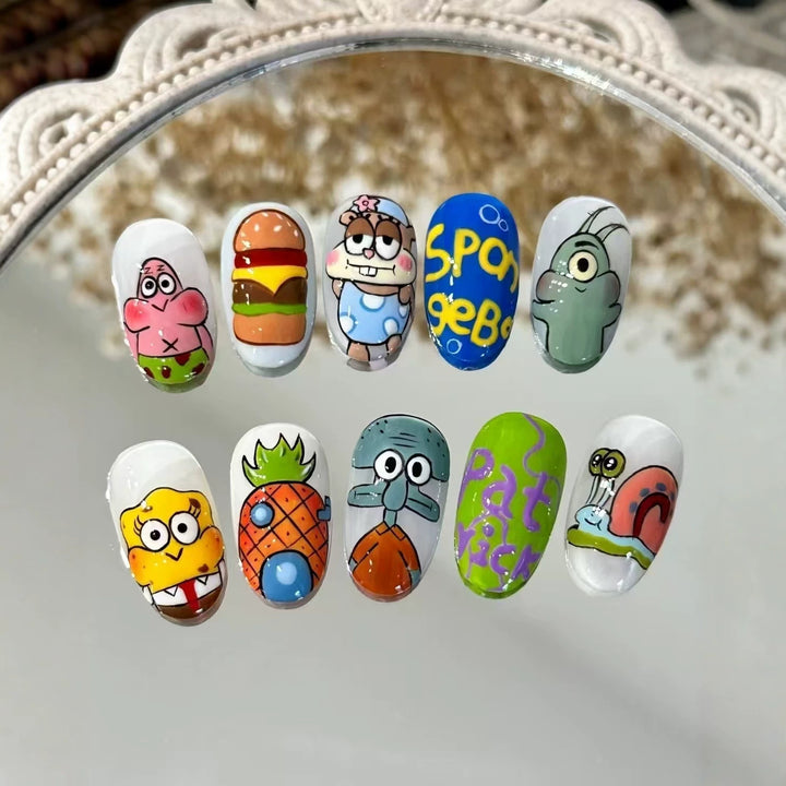 Fun Character Nail Art Set Bowlift