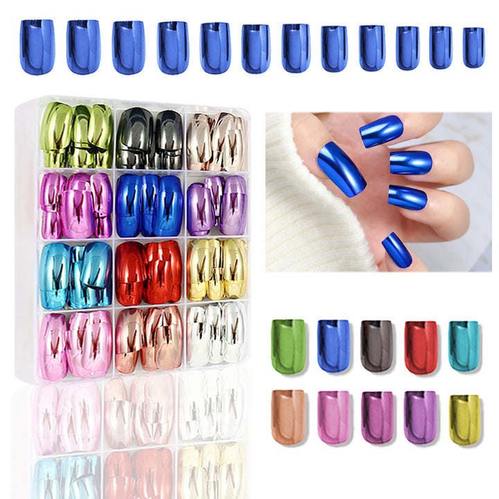 Metallic Polish Press-On Nail Set Bowlift