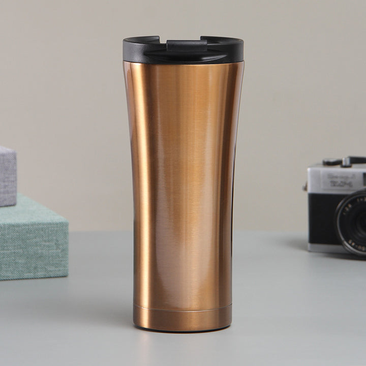 Women elegant double-walled coffee mug with non-slip silicone base Bowlift