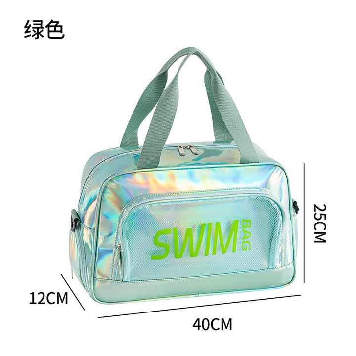 Sporty Swim Bag With Additional Compartments Bowlift