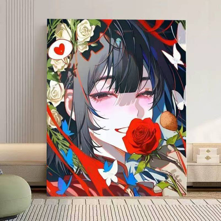 Artistic Anime-Inspired Wall Art Print Bowlift