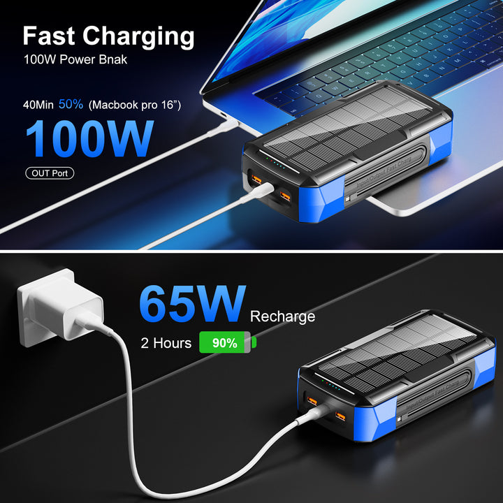 Portable Solar Power Bank By Bowlift
