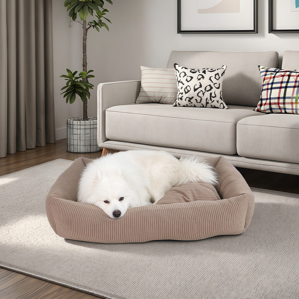 Deluxe Ribbed dog bed