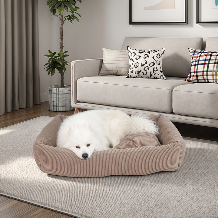Deluxe Ribbed dog bed