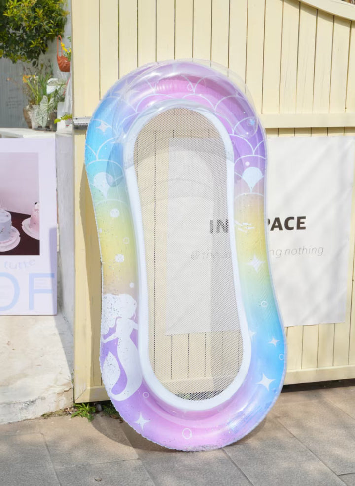 Women's Inflatable Swimming Ring with Watermelon Design Bowlift