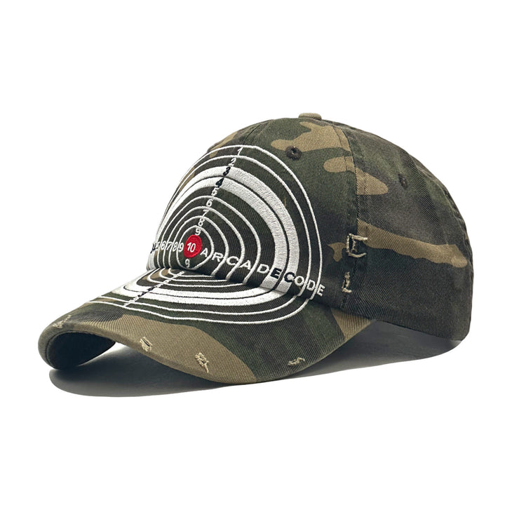 Ladies Camouflage Cap with Embroidered Design Bowlift
