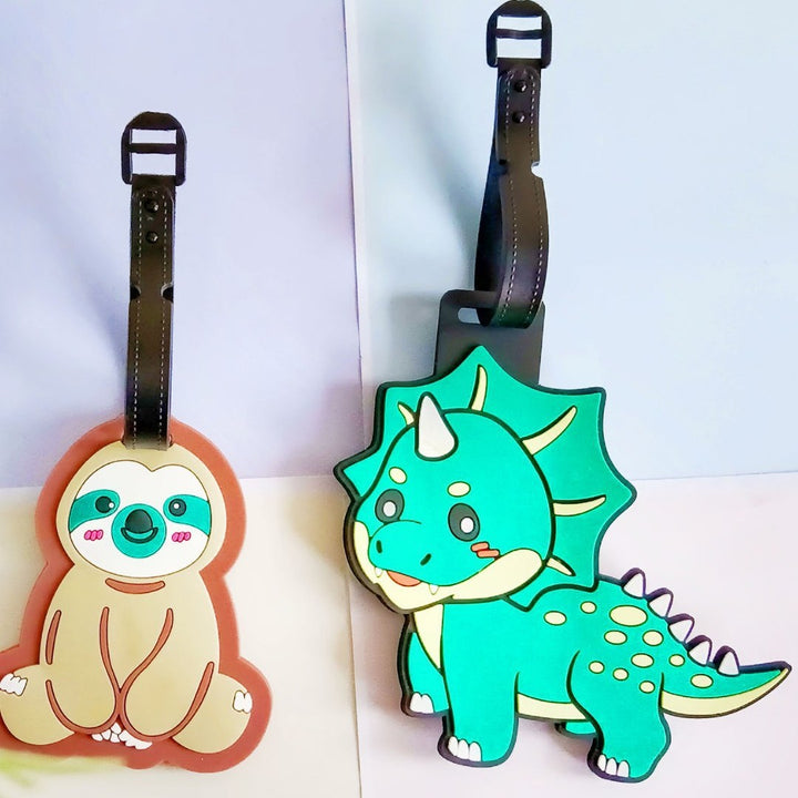 Unisex Cute French Bulldog Luggage Tag Bowlift