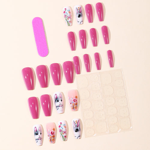 Whimsical Bunny Nail Art Kit Bowlift