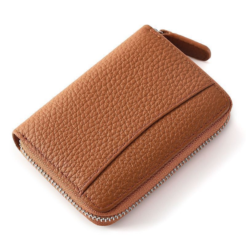 Durable Leather Zip Wallet Bowlift