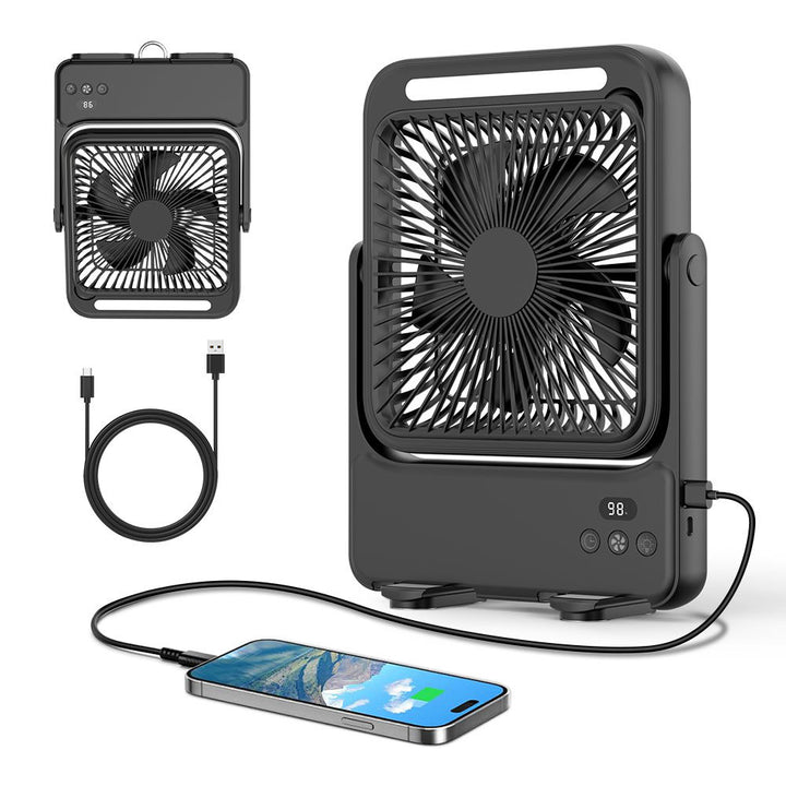 Portable Battery-Powered Fan Bowlift