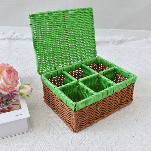 Decorative Woven Storage Caddy Bowlift