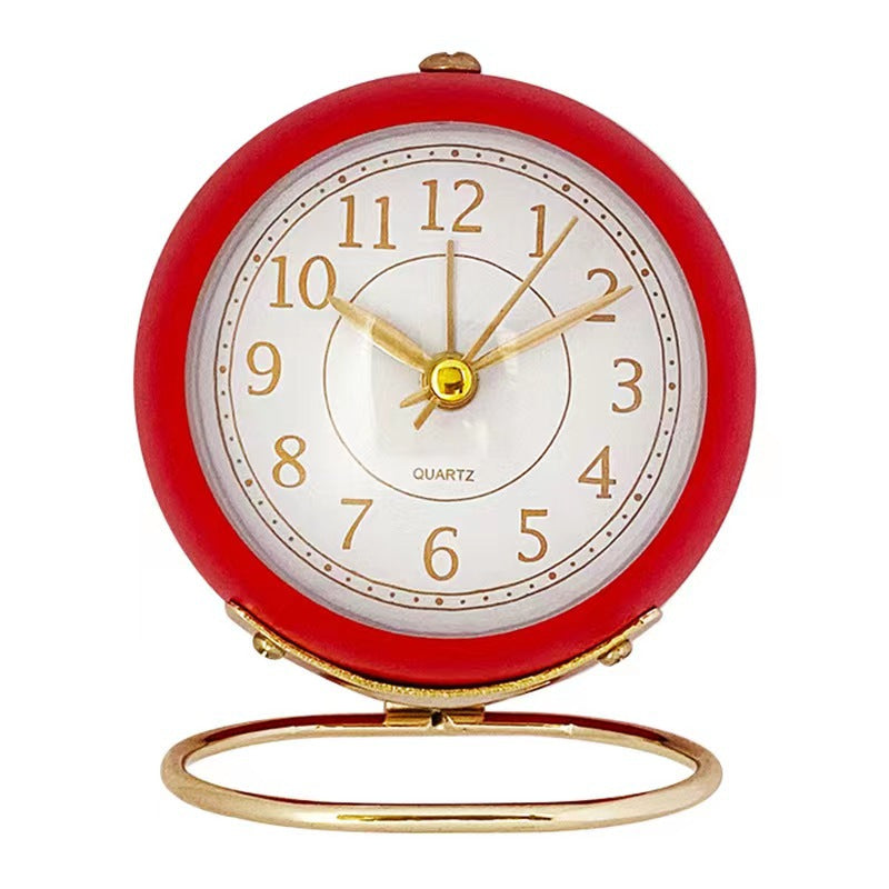 Vintage Desk Clock in Elegant Retro Design Bowlift