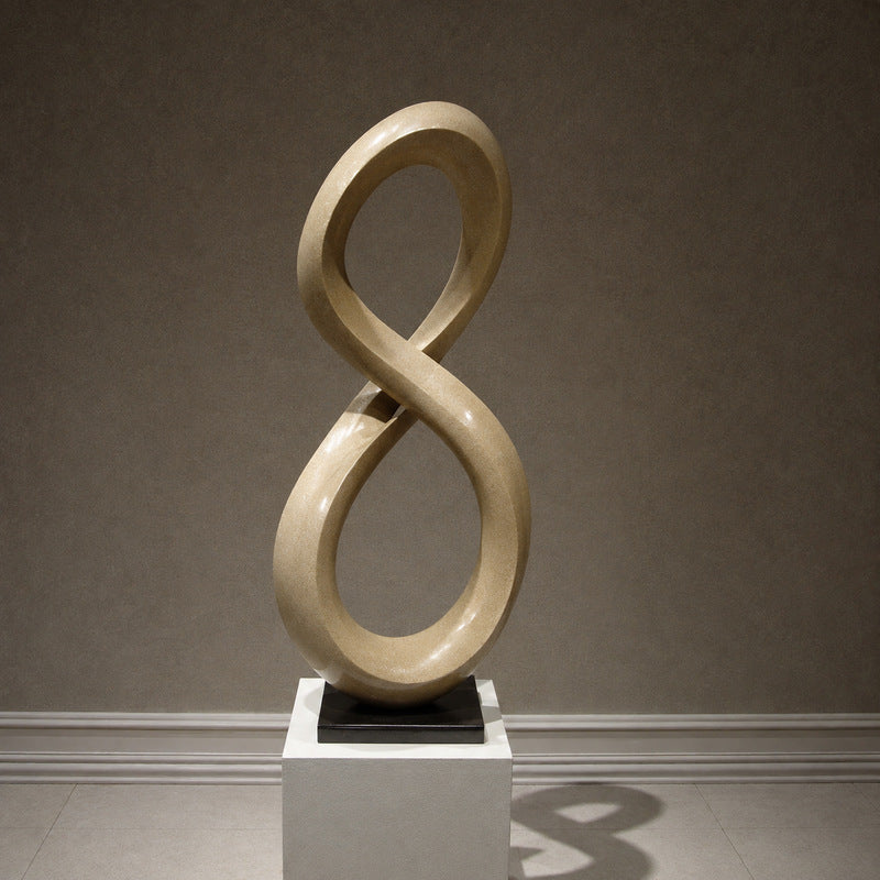 Abstract Decorative Loop Sculpture