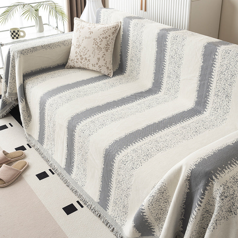 Textured Woven Throw Blanket