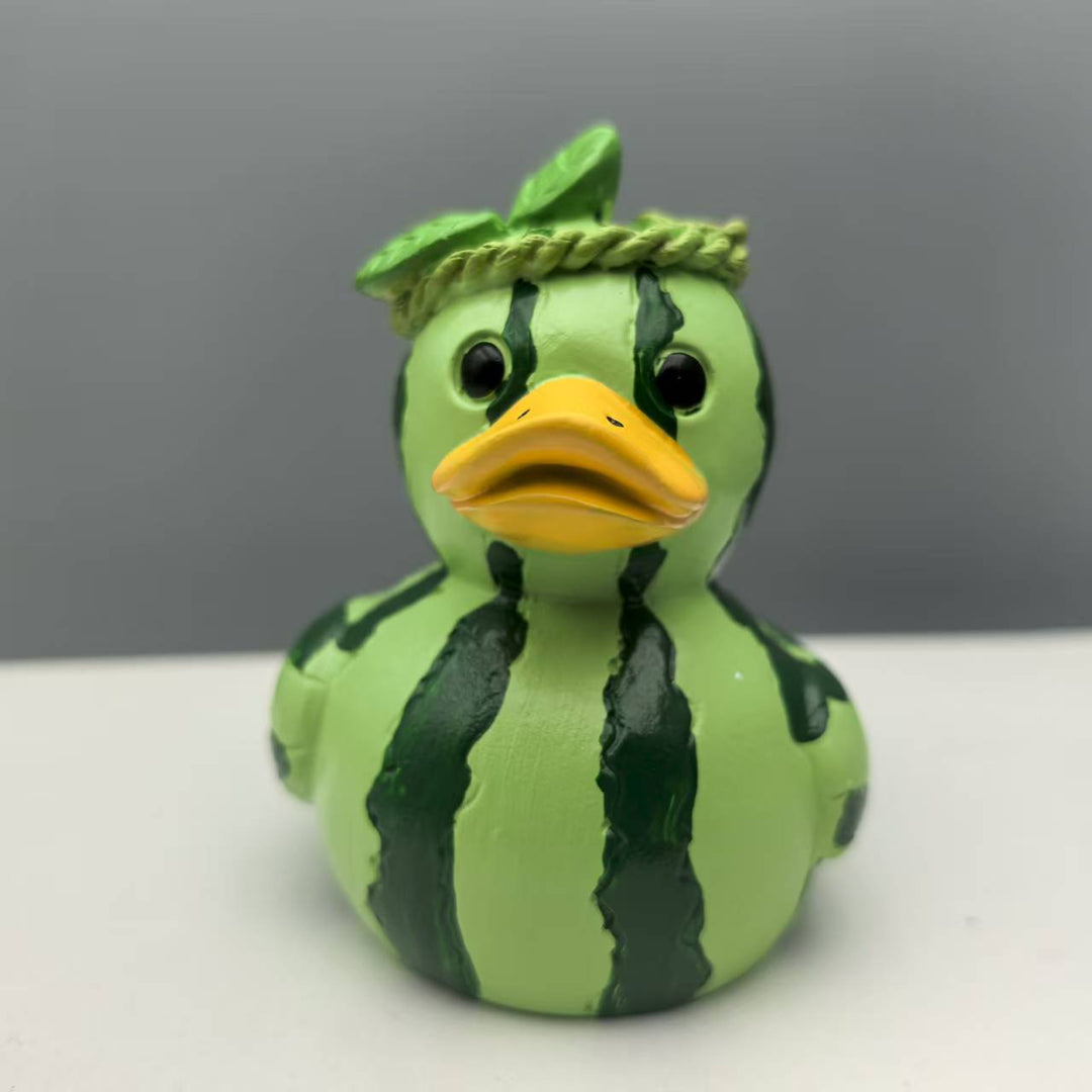 Funny rubber duck with strawberry design Bowlift