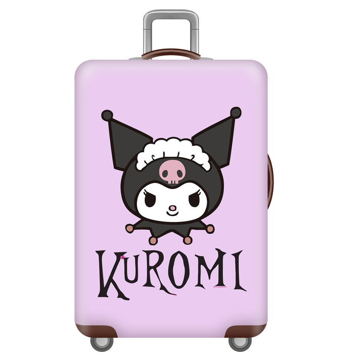 Unisex children's suitcase with reinforced hard shell, telescopic handle and Kuromi motif Bowlift