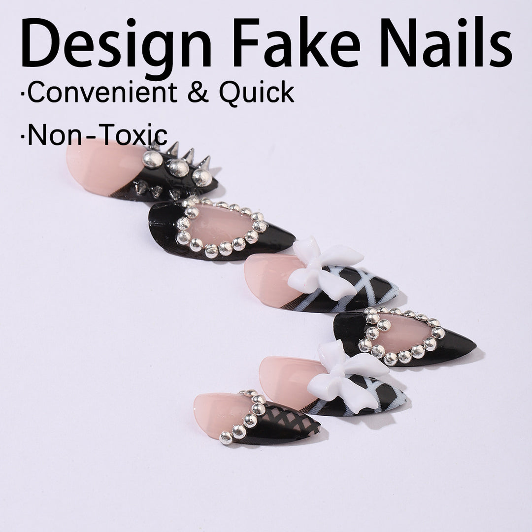 Creative Nail Art Set with Stylish and Unique Accents Bowlift