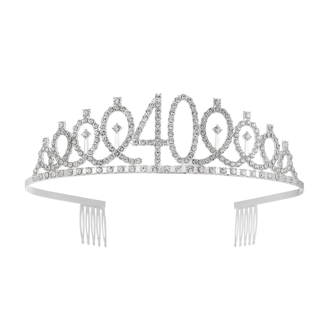 Ladies Glittering Crown with Swarovski Stones Bowlift
