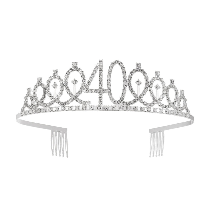 Ladies Glittering Crown with Swarovski Stones Bowlift