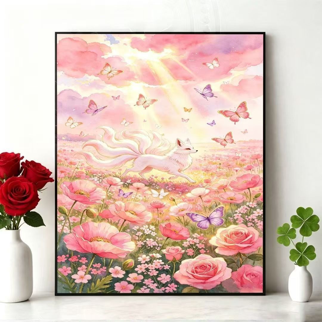 Dreamy Floral Fantasy Wall Art Bowlift
