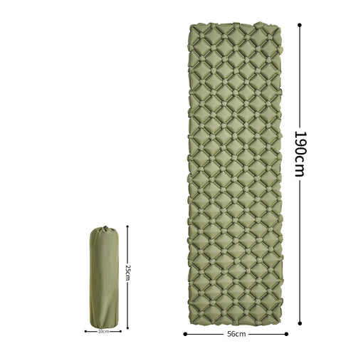 inflatable honeycomb sleeping pad with lightweight insulated air cells Bowlift