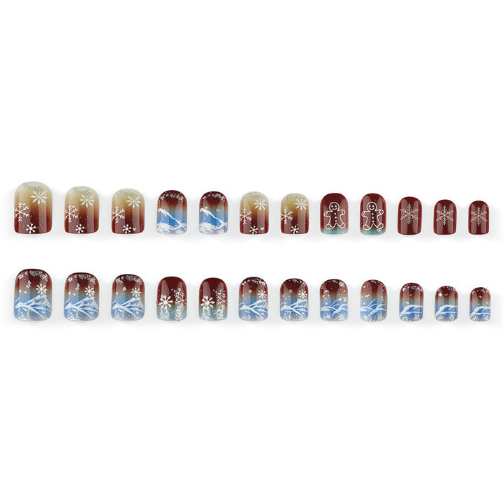 Decorative Winter Nail Art Bowlift