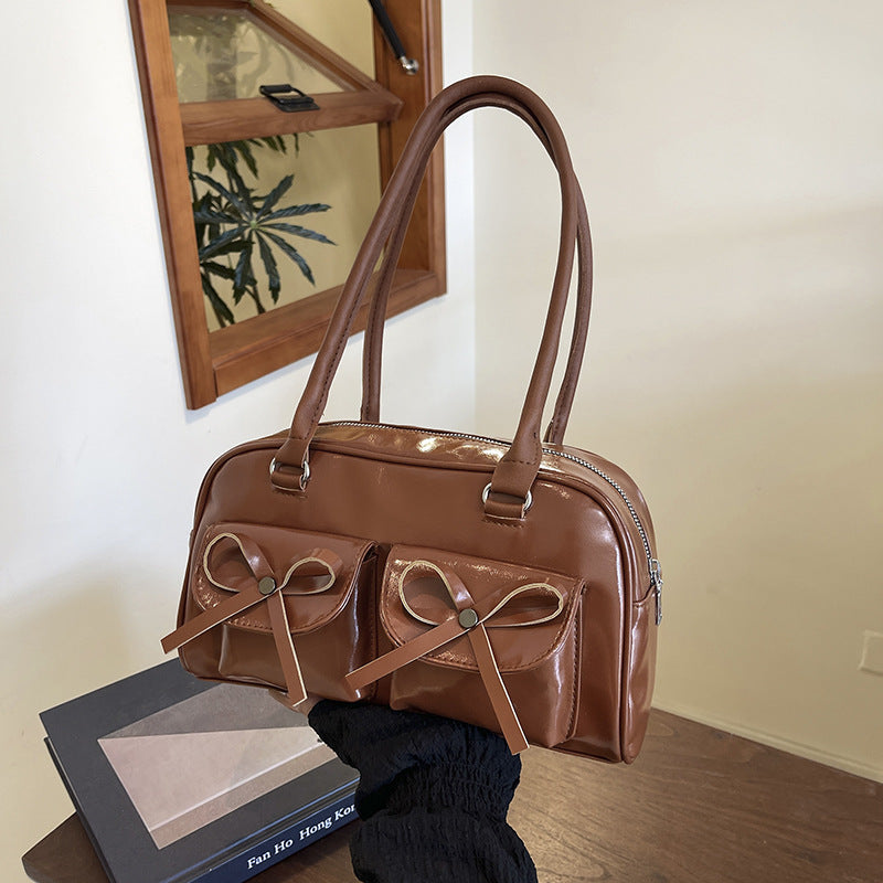 Modern Handheld Satchel Bag Bowlift
