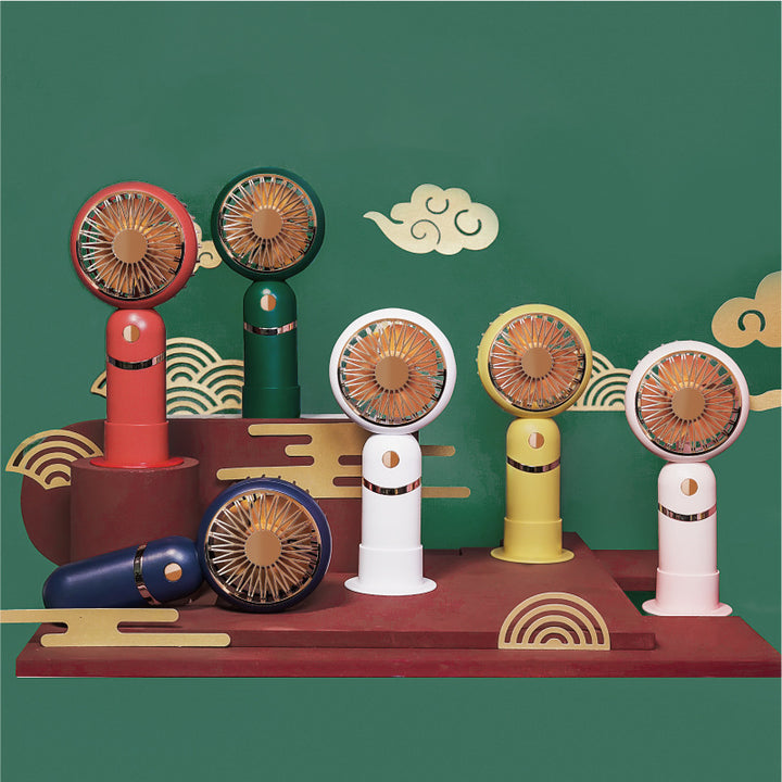 Ladies Portable Mini Hand Fan with Innovative Design Bowlift