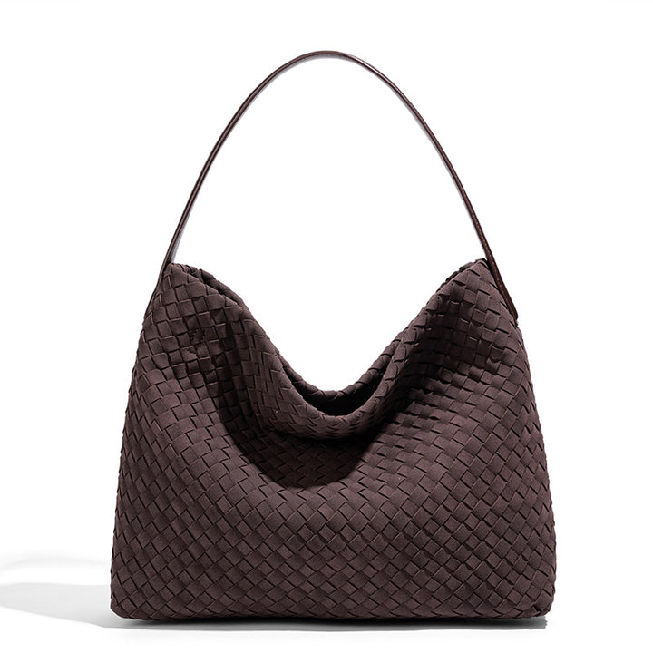 Contemporary Woven Hobo Bag Bowlift