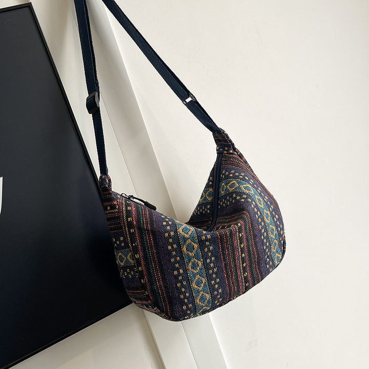 WoBohemian Ethnic Pattern Hobo Bag Bowlift