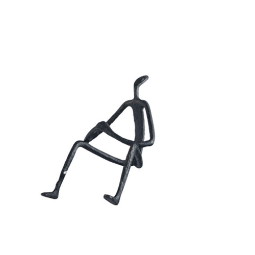 Artistic Sitting Figure Sculpture