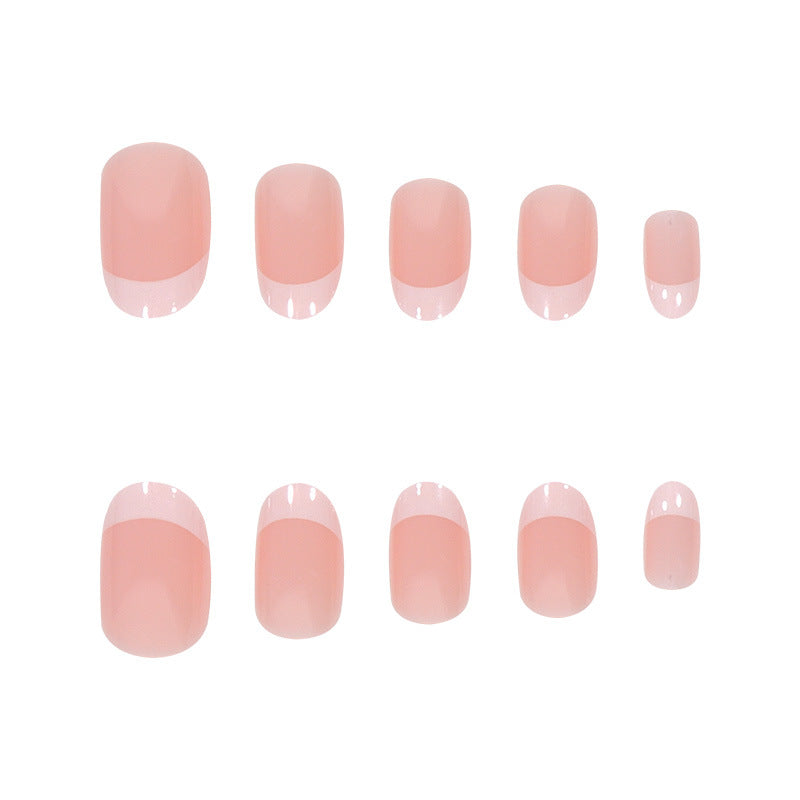 Elegant French Tip Nail Extensions Bowlift