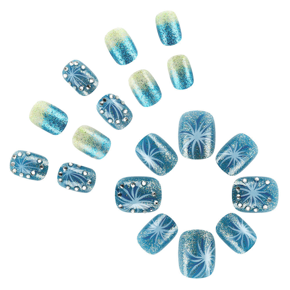 Glittering Gel Nail Art Design Bowlift