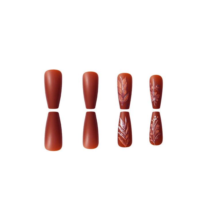 Artistic Nature-Inspired Nail Art Bowlift