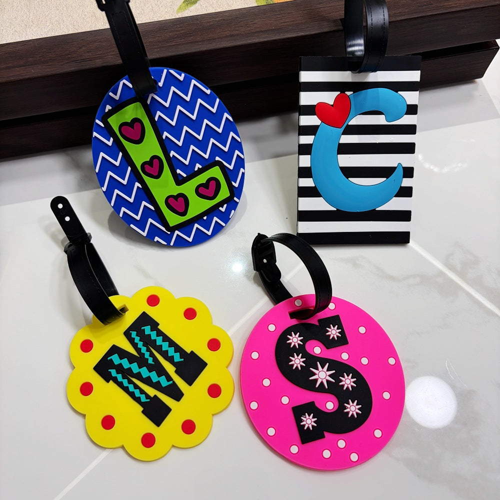 Personalized Alphabet Luggage Tag Bowlift