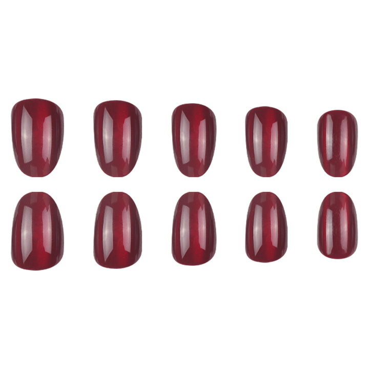 Glossy Stiletto Press-On Nails Bowlift