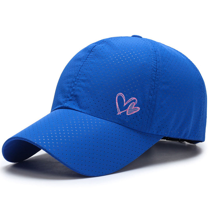 Women's Lightweight Breathable Dot Pattern Sports Cap Bowlift