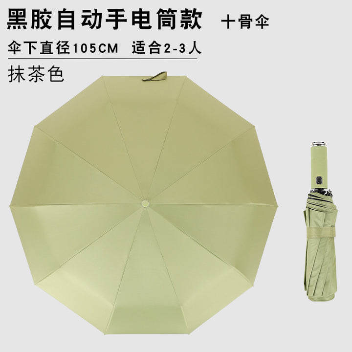 Ladies Automatic Open and Close Umbrella with Long Handle Bowlift