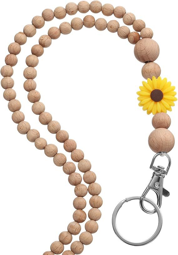 Decorative Beaded Keychain Lanyard Bowlift