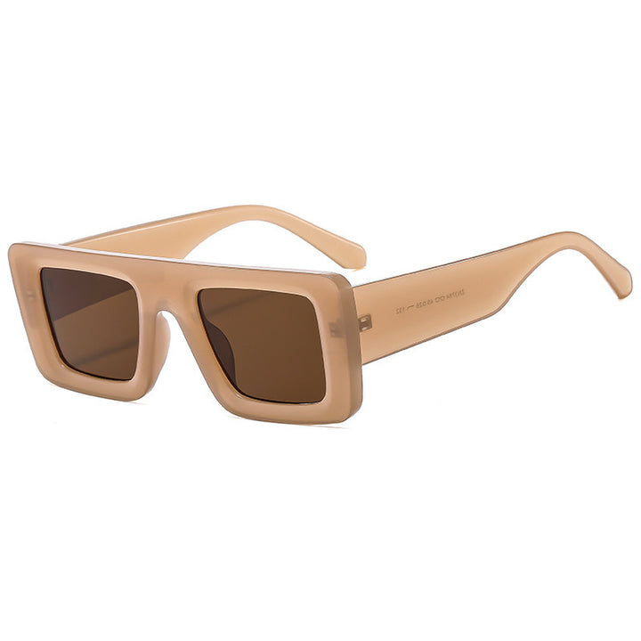 Women's Fashion Square Sunglasses with Extra Wide Frame Bowlift