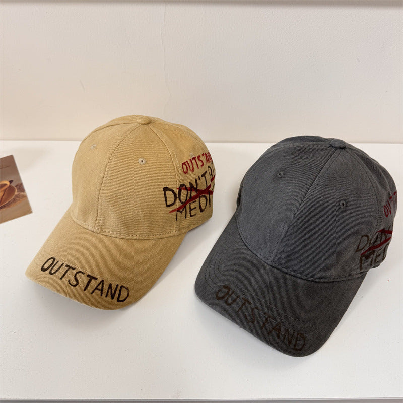 Men's Casual Cotton Embroidered Baseball Cap Bowlift